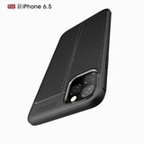 Apple iPhone 11 Pro Max Leather Texture Case Navy