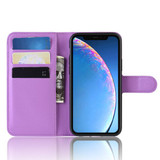 Iphone 11      Pu Wallet Case    [Purple]