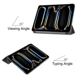 Apple iPad Pro 11" (M4, 2024)    Tri-Fold PU Case    Black