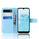 Huawei Y5 2019      Pu Wallet Case    [Lightblue]