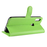 Huawei Y6S      Pu Wallet Case    [Green]