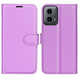 Moto G34      Pu Wallet Case    [Purple]