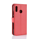 Huawei Nova 3I      Pu Wallet Case    [Red]