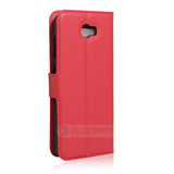 Huawei Y6 Elite      Pu Wallet Case    [Red]