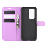 Huawei P40 Pro      Pu Wallet Case    [Purple]