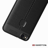 Huawei P10 Lite      Leather Texture Case    Navy