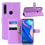 Huawei Y9 Prime 2019      Pu Wallet Case    [Purple]
