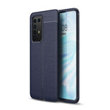 Huawei P40 Pro      Leather Texture Case    Navy