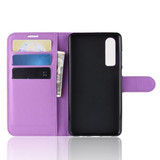 Huawei P30      Pu Wallet Case    [Purple]