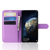 Huawei P30      Pu Wallet Case    [Purple]