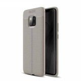 Huawei Mate 20 Pro      Leather Texture Case    Grey