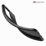 Huawei P40      Leather Texture Case    Black