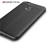 Huawei P10 Lite      Leather Texture Case    Red