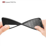 Huawei P40 Pro      Leather Texture Case    Black