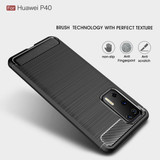 Huawei P40      Carbon Fibre Case    Black