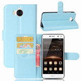 Huawei Y5 2017      Pu Wallet Case    [Lightblue]