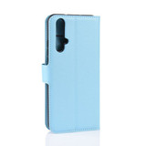 Huawei Nova 5T      Pu Wallet Case    [Lightblue]