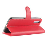 Huawei P20      Pu Wallet Case    [Red]