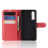 Huawei P30      Pu Wallet Case    [Red]