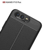 Huawei P10 Plus      Leather Texture Case    Red