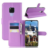 Huawei Mate 20X      Pu Wallet Case    [Purple]