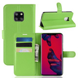 Huawei Mate 20 Pro      Pu Wallet Case    [Green]