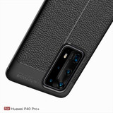 Huawei P40 Pro Plus      Leather Texture Case    Black