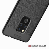 Huawei Mate 20      Leather Texture Case    Black