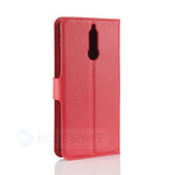 Huawei Nova 2I      Pu Wallet Case    [Red]