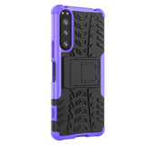 Sony Xperia 5 IV      Heavy Duty Case    Purple