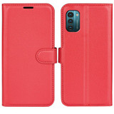Nokia G21      Pu Wallet Case    [Red]