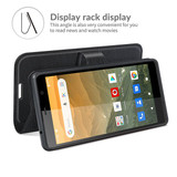 Vodafone Smart E11      Pu Wallet Case    [Black]