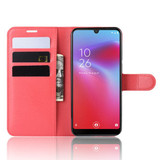 Vodafone Smart V10      Pu Wallet Case    [Red]