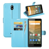 Vodafone Smart E11      Pu Wallet Case    [Lightblue]