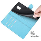 Vodafone Smart E11      Pu Wallet Case    [Lightblue]