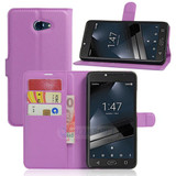 Vodafone Smart Ultra 7      Pu Wallet Case    [Purple]