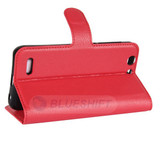 Vodafone Smart E8      Pu Wallet Case    [Red]