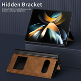 Samsung Galaxy Z Fold 6      Pu Leather Case    [Brown]