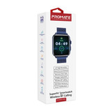 PROMATE IP68 Smart Watch - 1.8" Display, Bluetooth Calling, 20-Day Battery, Heart Rate/Step/Sleep Tracker, 37 Sports Modes, Blue PROWATCH-B18.BL