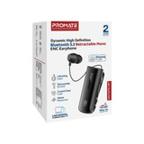 PROMATE Mono Bluetooth Earphone with HD Sound & Mic, IPX7 Waterproof, 22H Playtime, Noise Reduction - MONOFLIX-BT