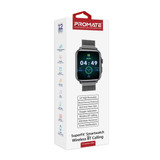 PROMATE IP68 Smart Watch - 1.8" Display, Bluetooth Calling, 20-Day Battery, Heart Rate/Step/Sleep Tracker, 37 Sports Modes - Graphite PROWATCH-B18.GHT