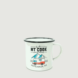 Moana Road Enamel Mug [ Mt Cook Campground - 654a]
