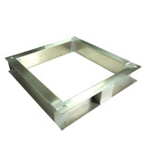 DYNAMIX Floor Mount Plinth for 600mm Deep Outdoor Wall Mount Cabinet. (600 x 600 x 100mm). Stainless steel  