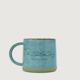 Moana Road Glazed Ceramic Mug - Kiwi [ Blue - 2725 ]