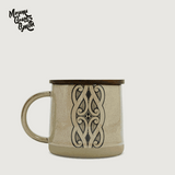Moana Road Glazed Ceramic Mug - Miriama Grace-Smith [ Brown - 2721 ]