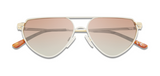 Prive Revaux The Pixie Sunglasses [Splash White/Gold]