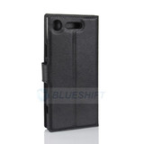 Sony Xperia XZ1      PU Wallet Case    [Black]