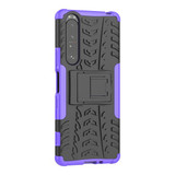 Sony Xperia 1 Iii      Heavy Duty Case    [Purple]