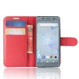 Sony Xperia XZ2 Compact      PU Wallet Case    [Red]