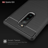 Sony Xperia 1      Carbon Fibre Case    [Black]